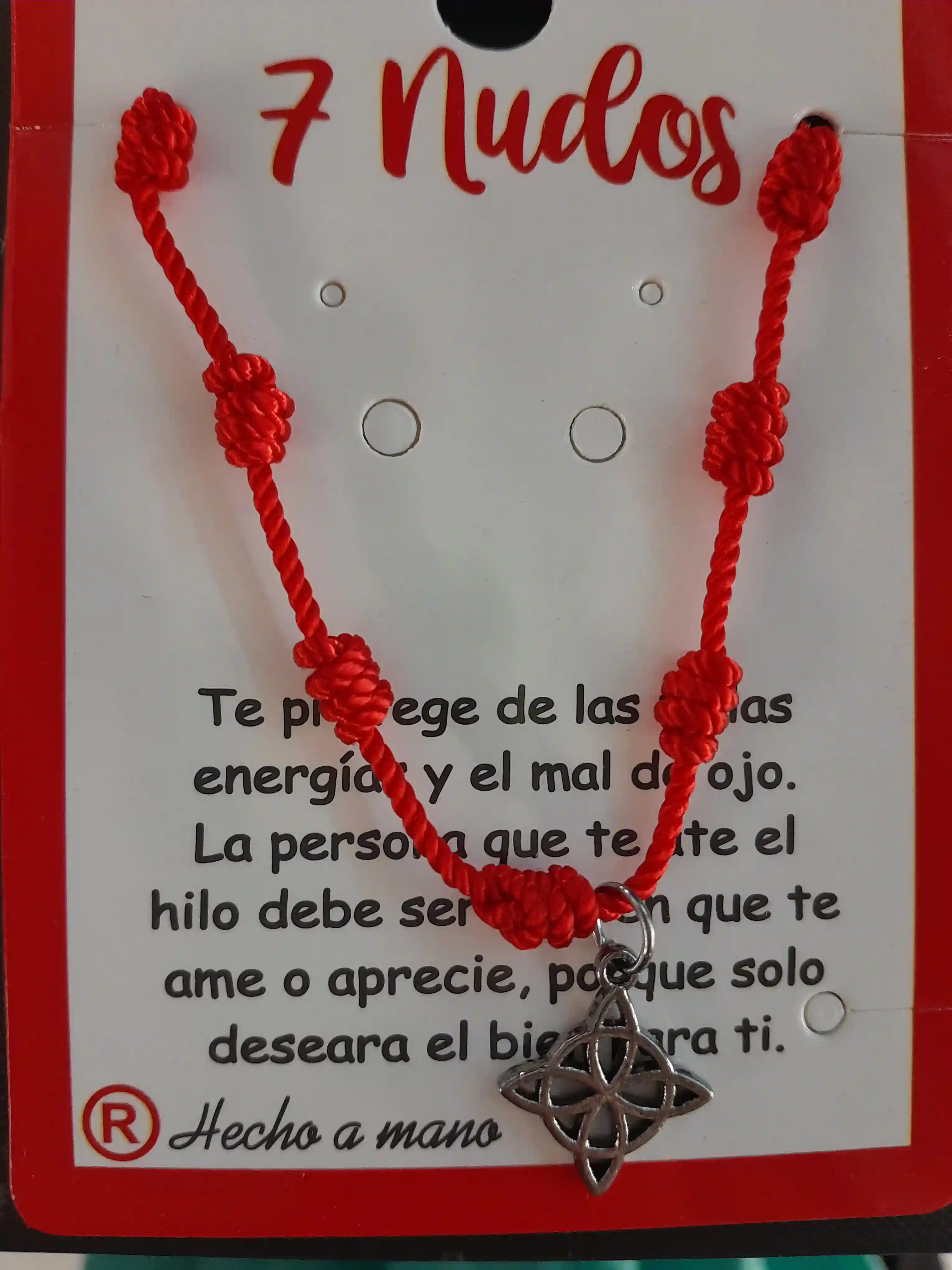 7 knots bracelet with witch's knot