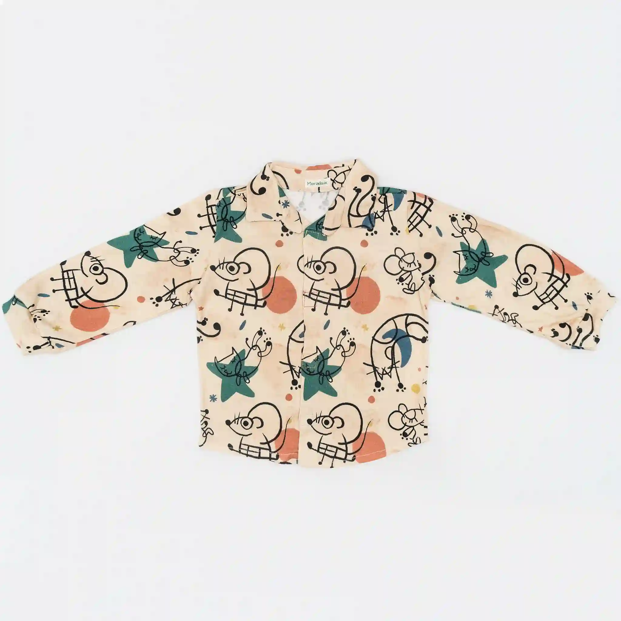 Camisa manga larga velcro Niñ@s Artistas