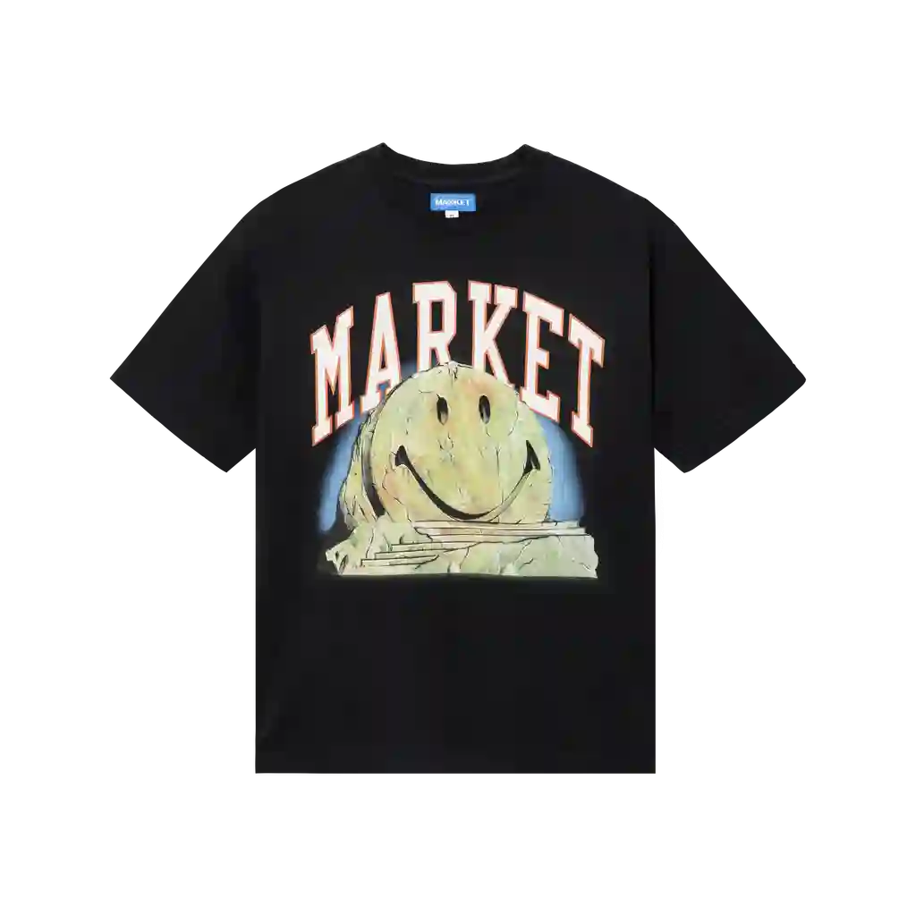 Camiseta con cara sonriente de Market