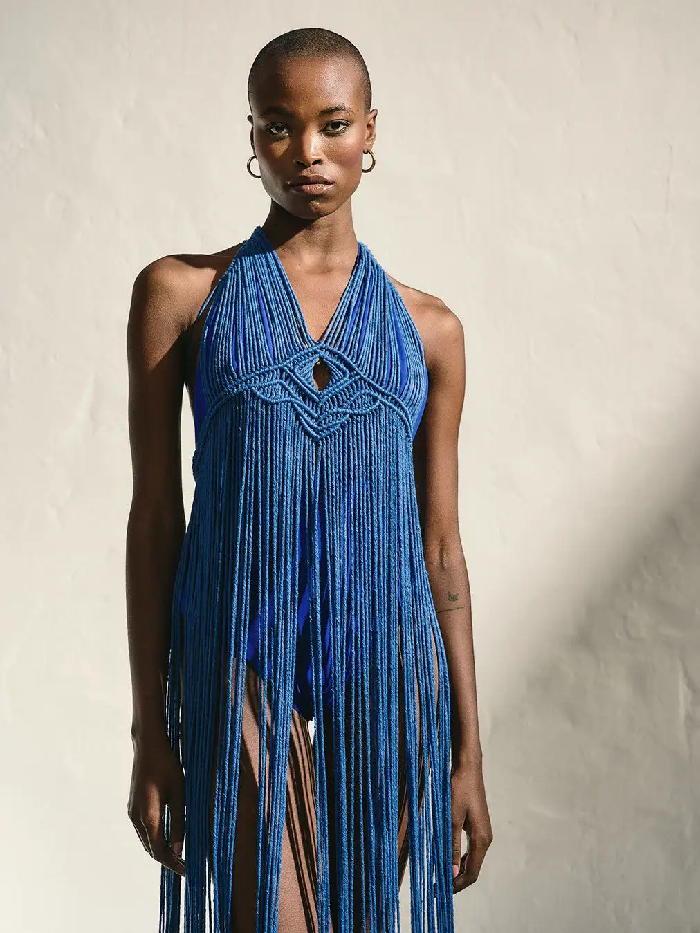 Vestido de macramé griego antiguo - Imagen 2