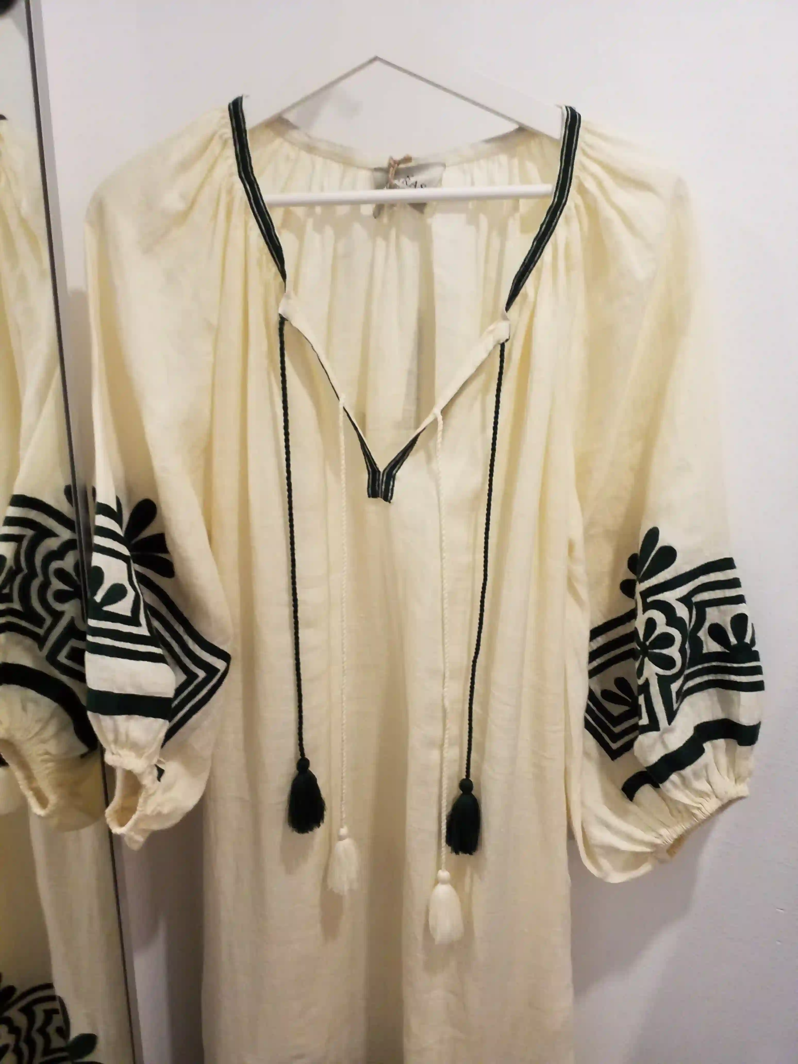 Vestido Banaras Akri Verde