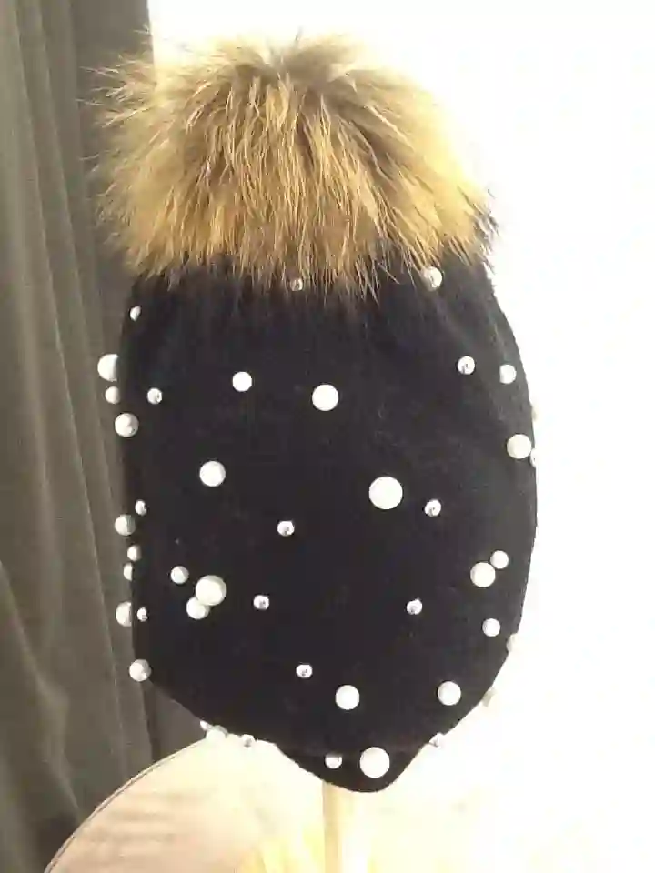 Gorro burbuja con perlas