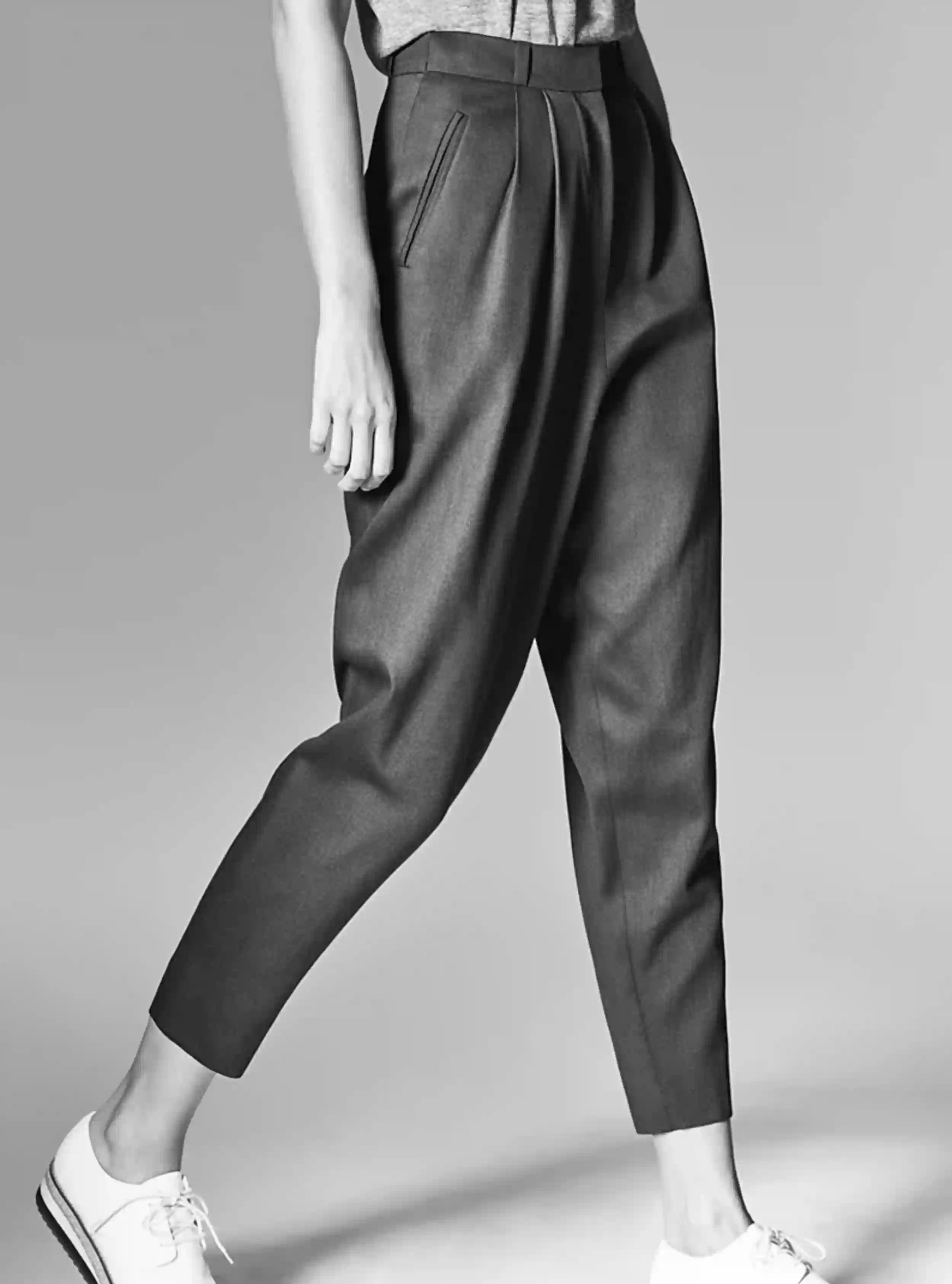 Pantalón Jane en gris pizarra de les Garçonnes