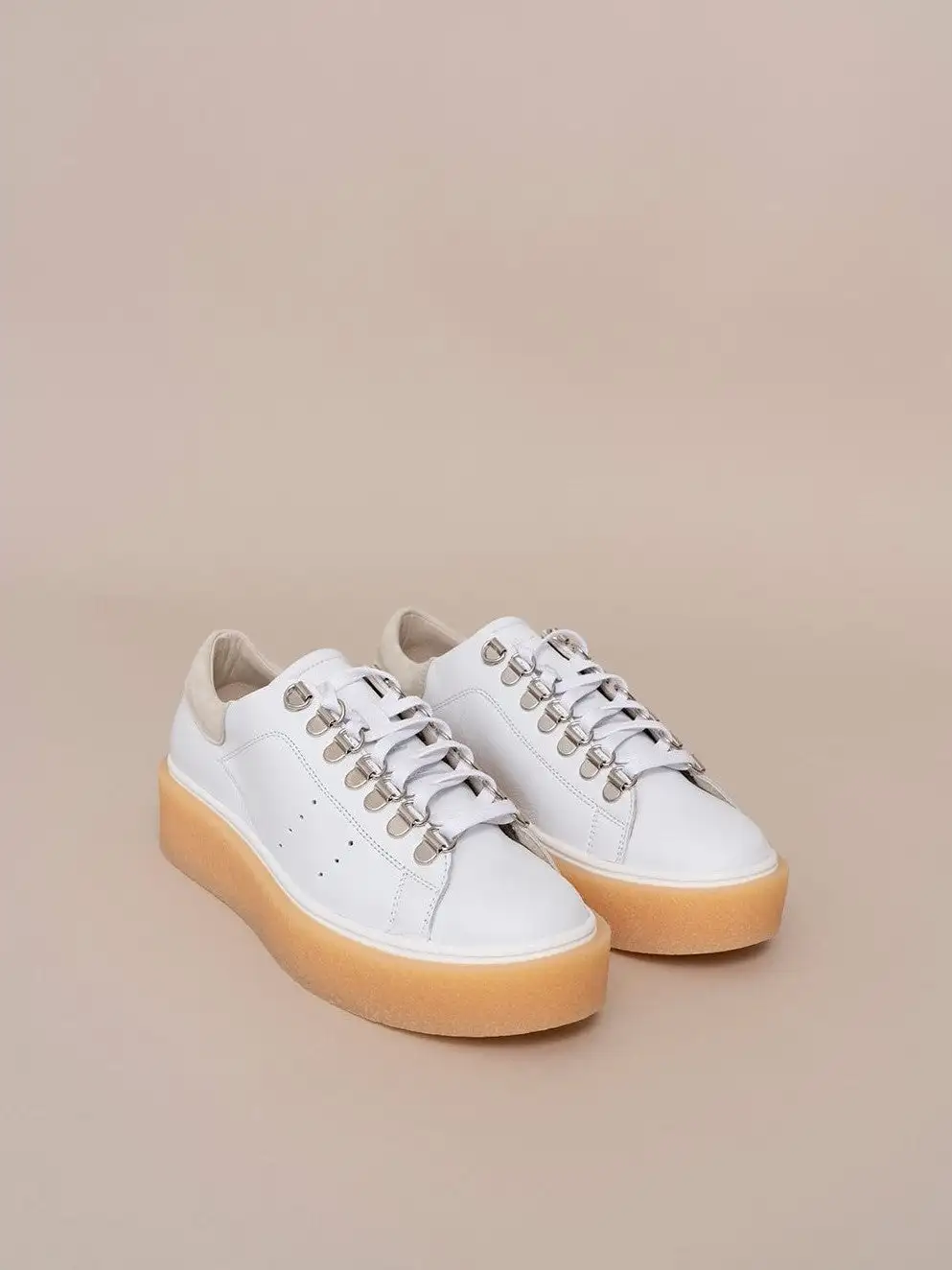 Zapatillas de plataforma de cuero - Imagen 2