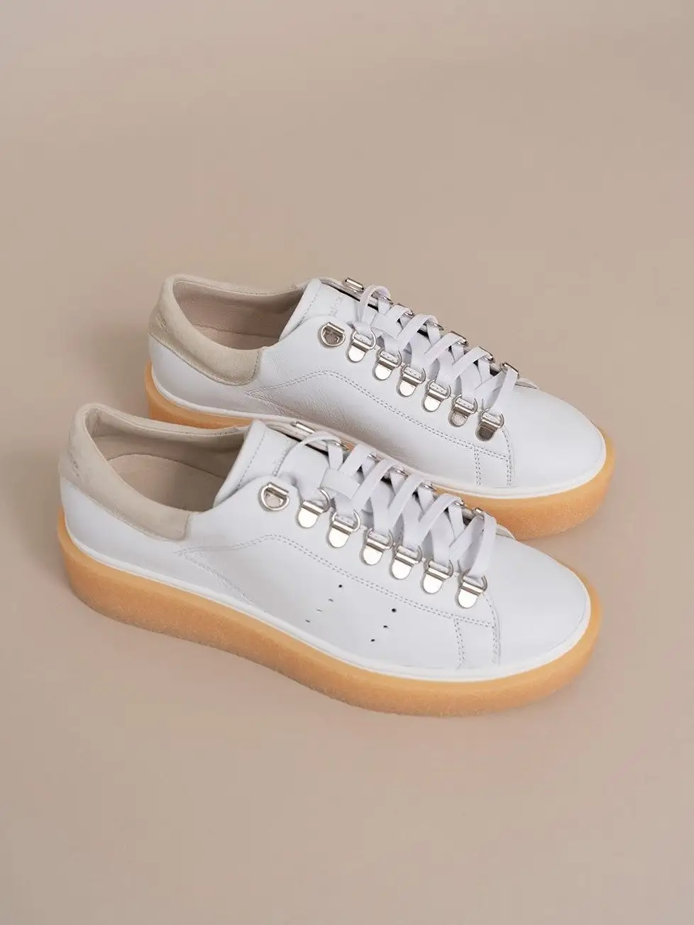 Zapatillas de plataforma de cuero - Imagen 3