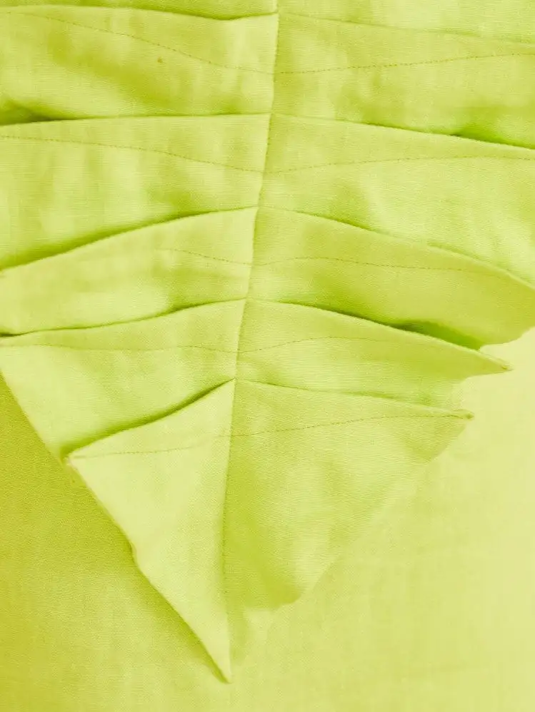 Falda midi de hoja de lima - Imagen 4