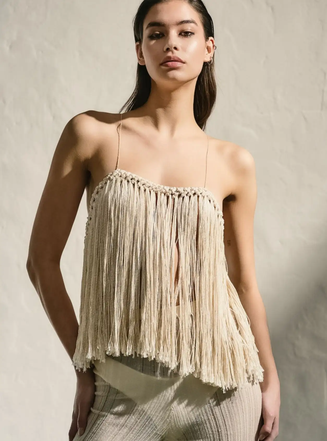 Top con flecos de macramé - Imagen 2