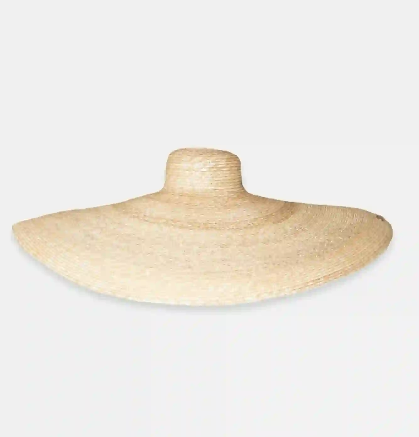 Sombrero Maxi De Paja Natural