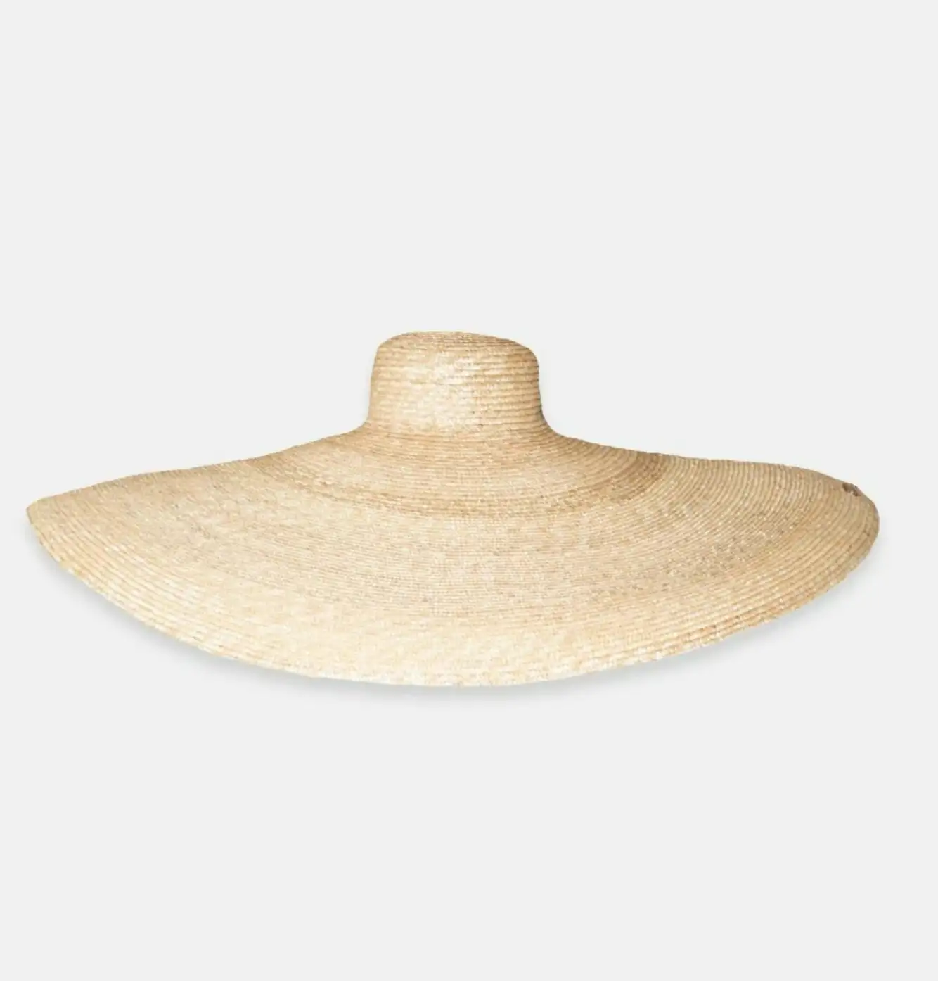 Sombrero Maxi De Paja Natural