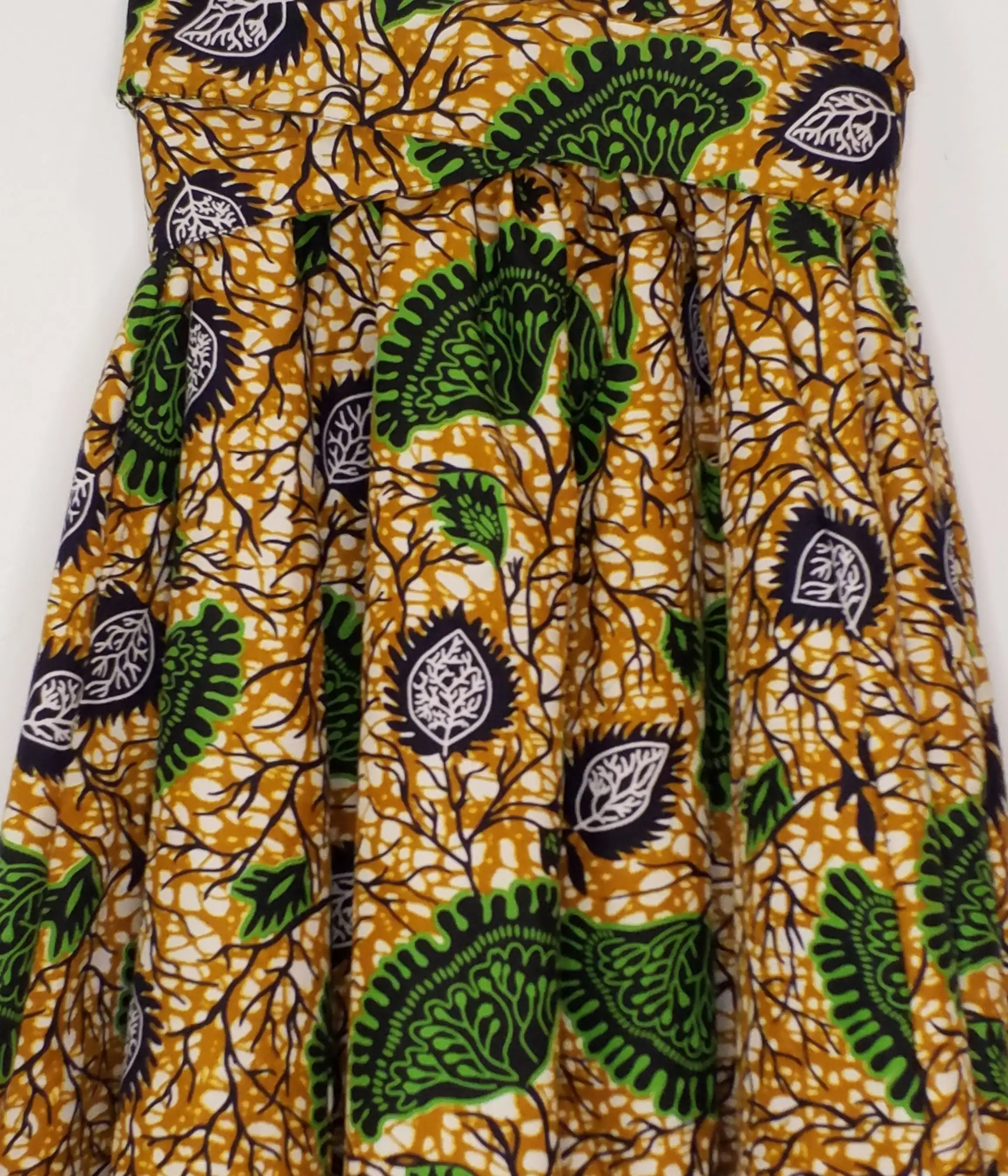 Falda midi con estampado africano - Imagen 4
