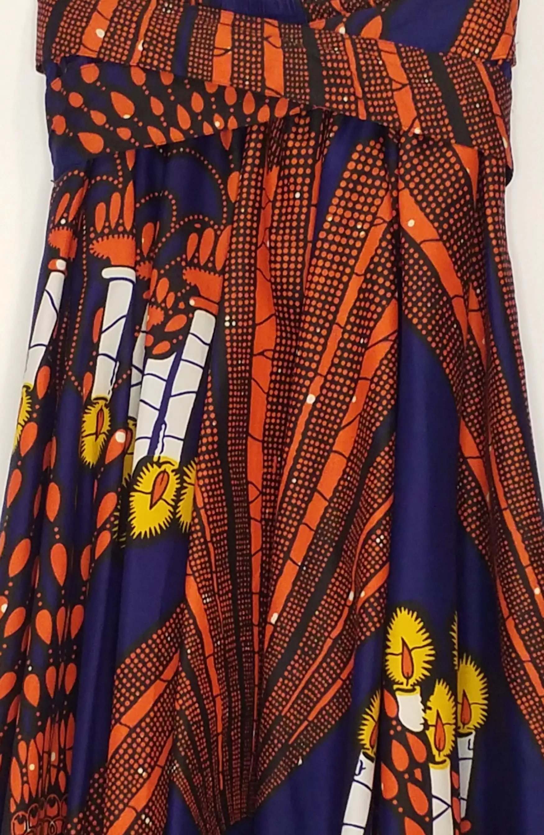 Falda midi con estampado africano - Imagen 6