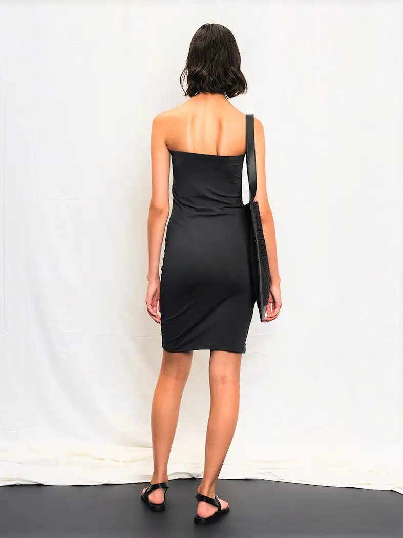 Vestido mini sin tirantes - Imagen 2