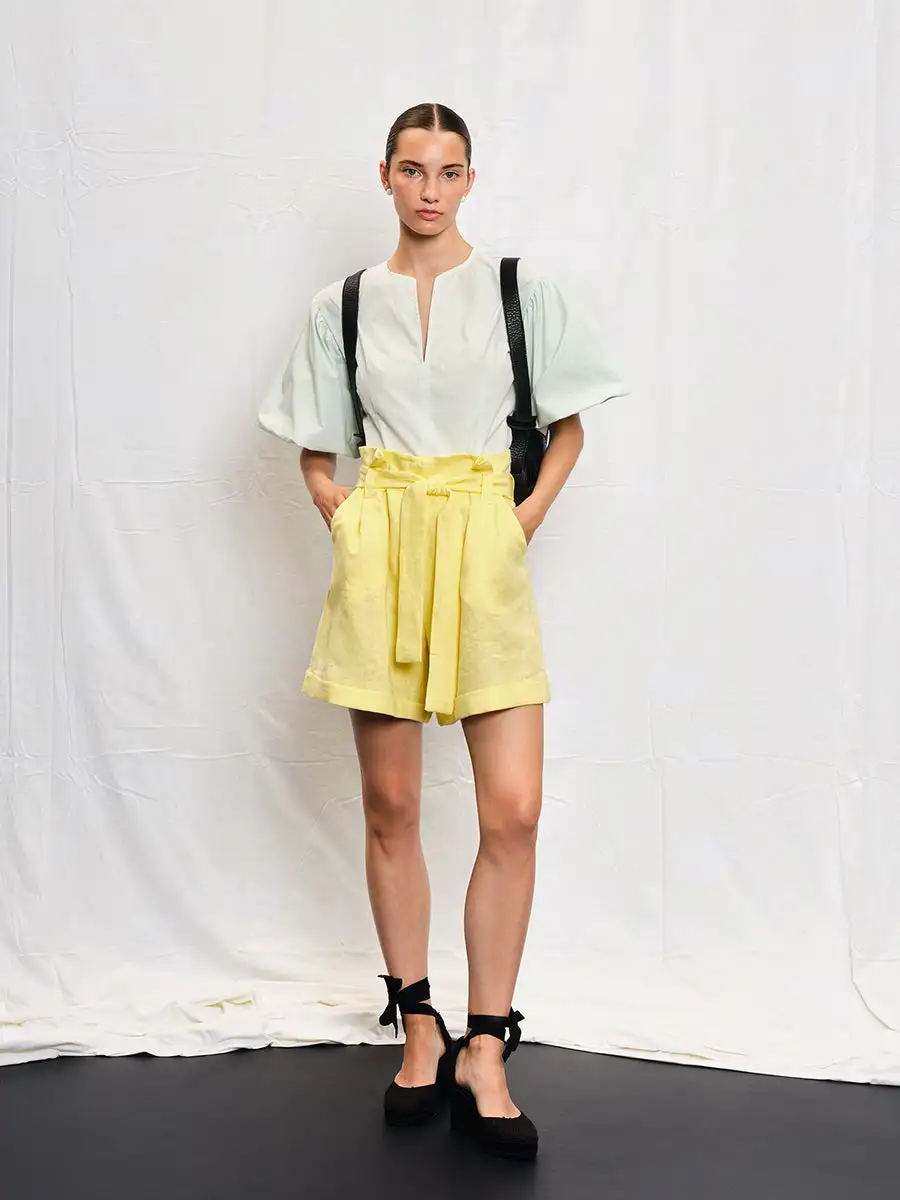 Pantalones cortos de bolsa de papel - Imagen 3