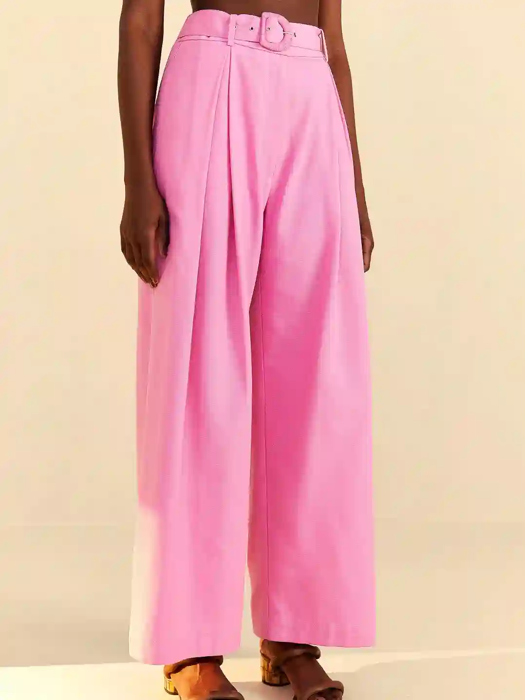 Pantalones de sastre rosa