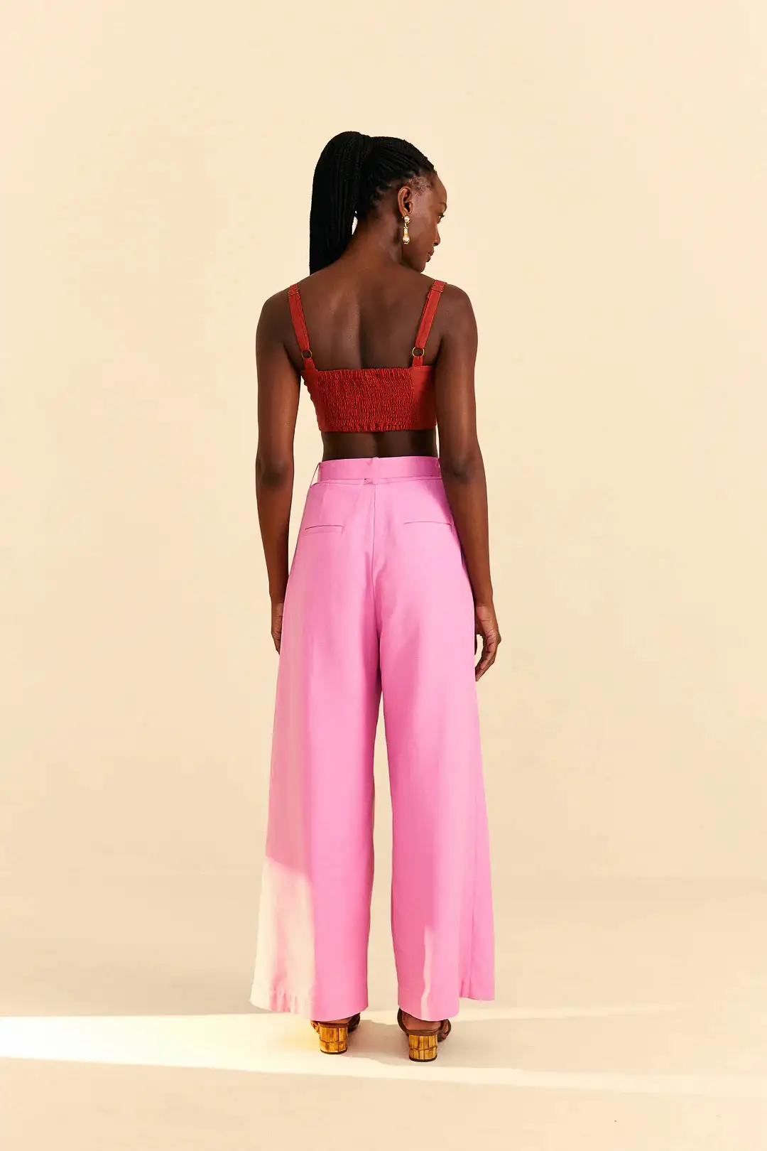 Pantalones de sastre rosa - Imagen 2