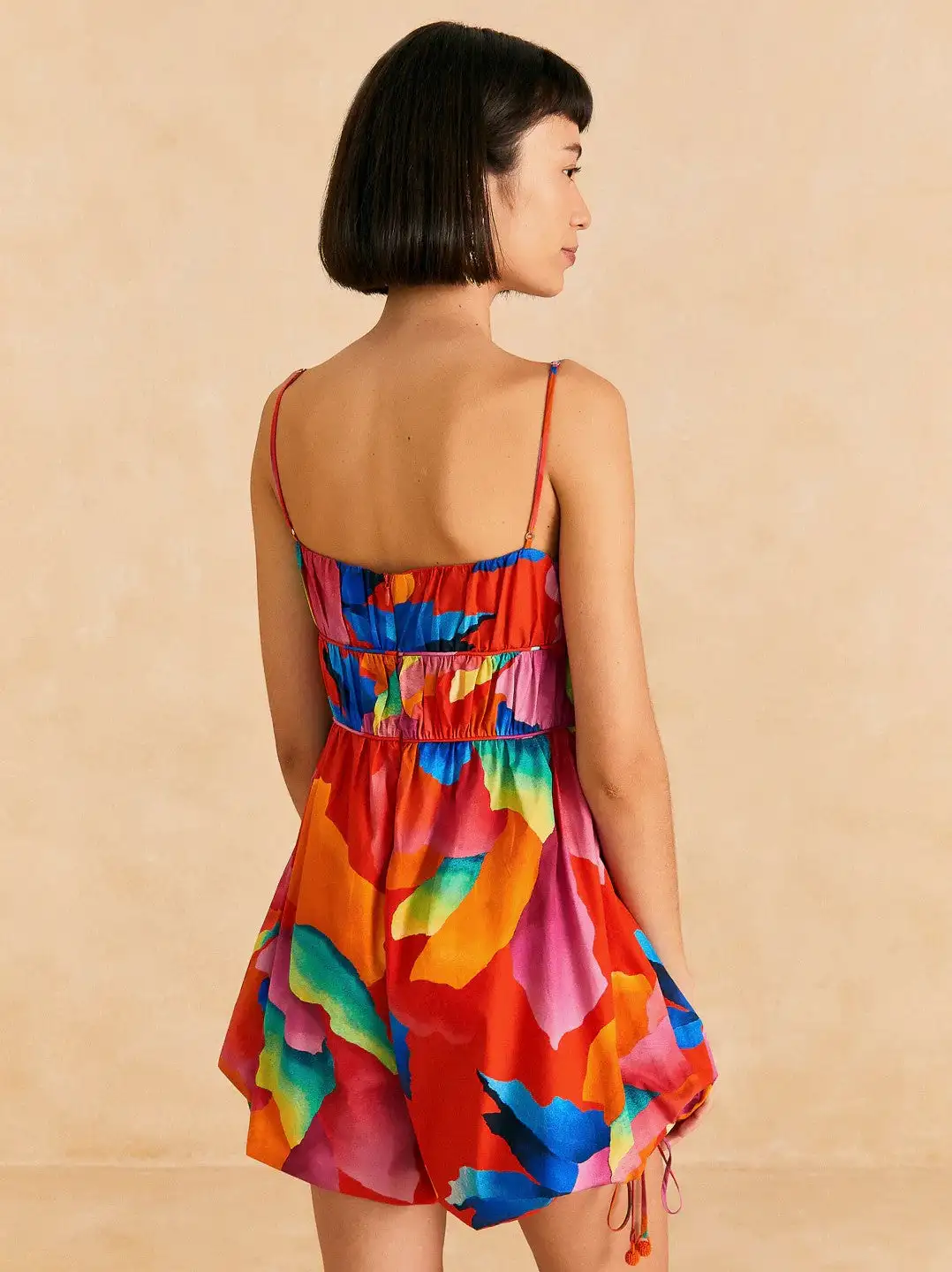 Red Ombre Chita Romper - Imagen 4