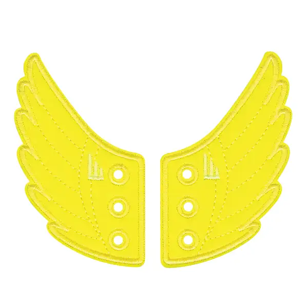 Alas reflectantes Shwings amarillo.