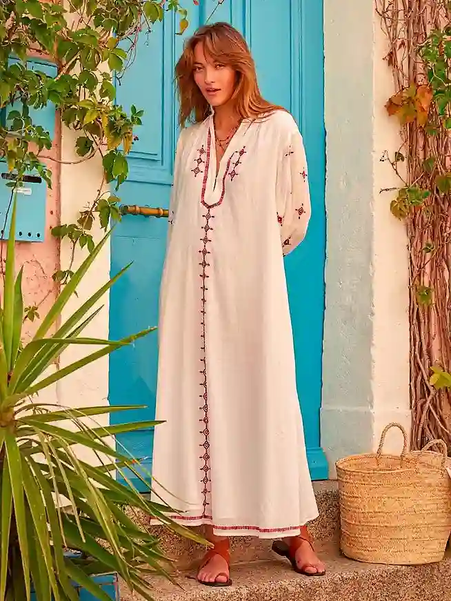 Vestido caftán Séraphine