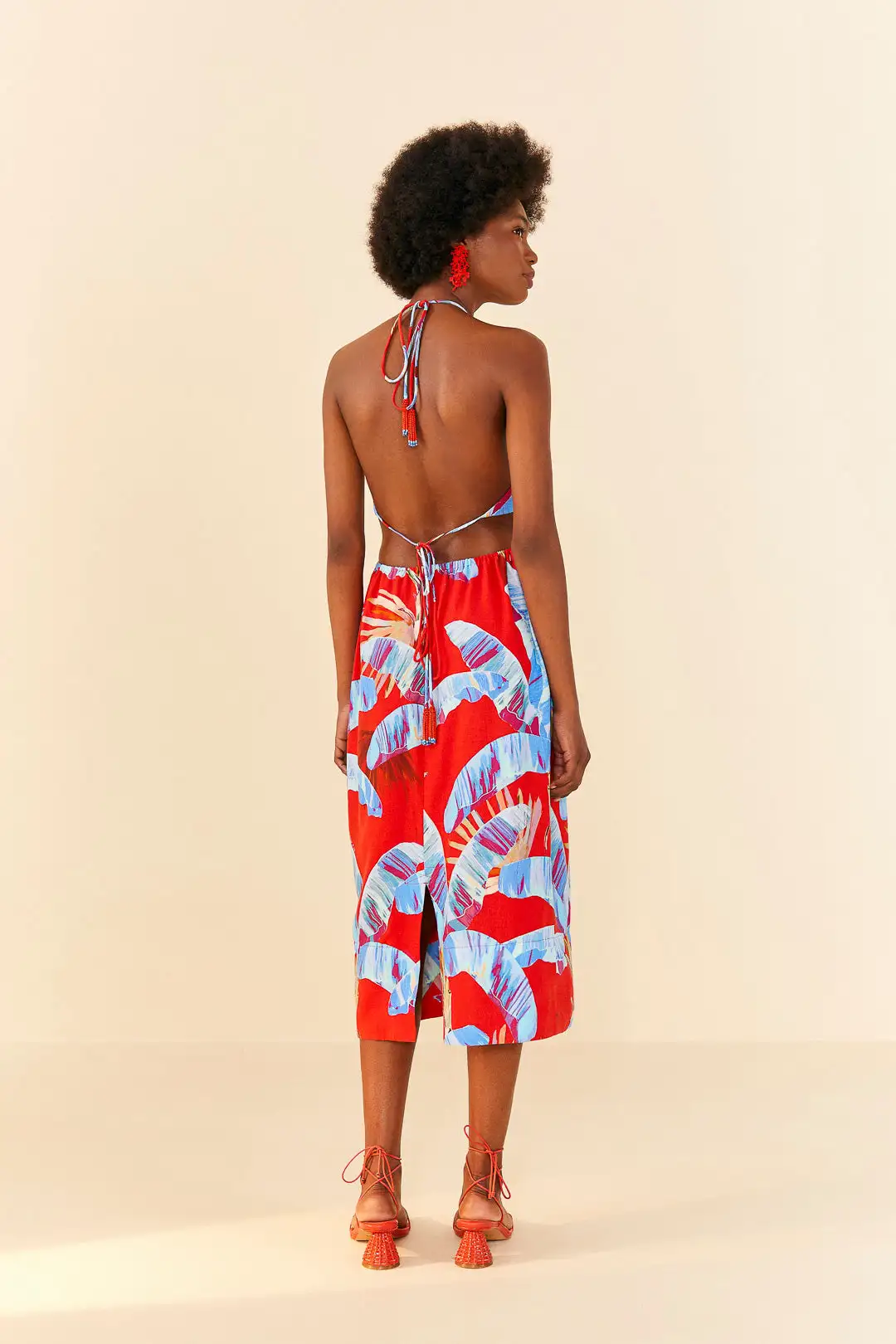 Vestido midi con aberturas de Sweet Jungle - Imagen 3