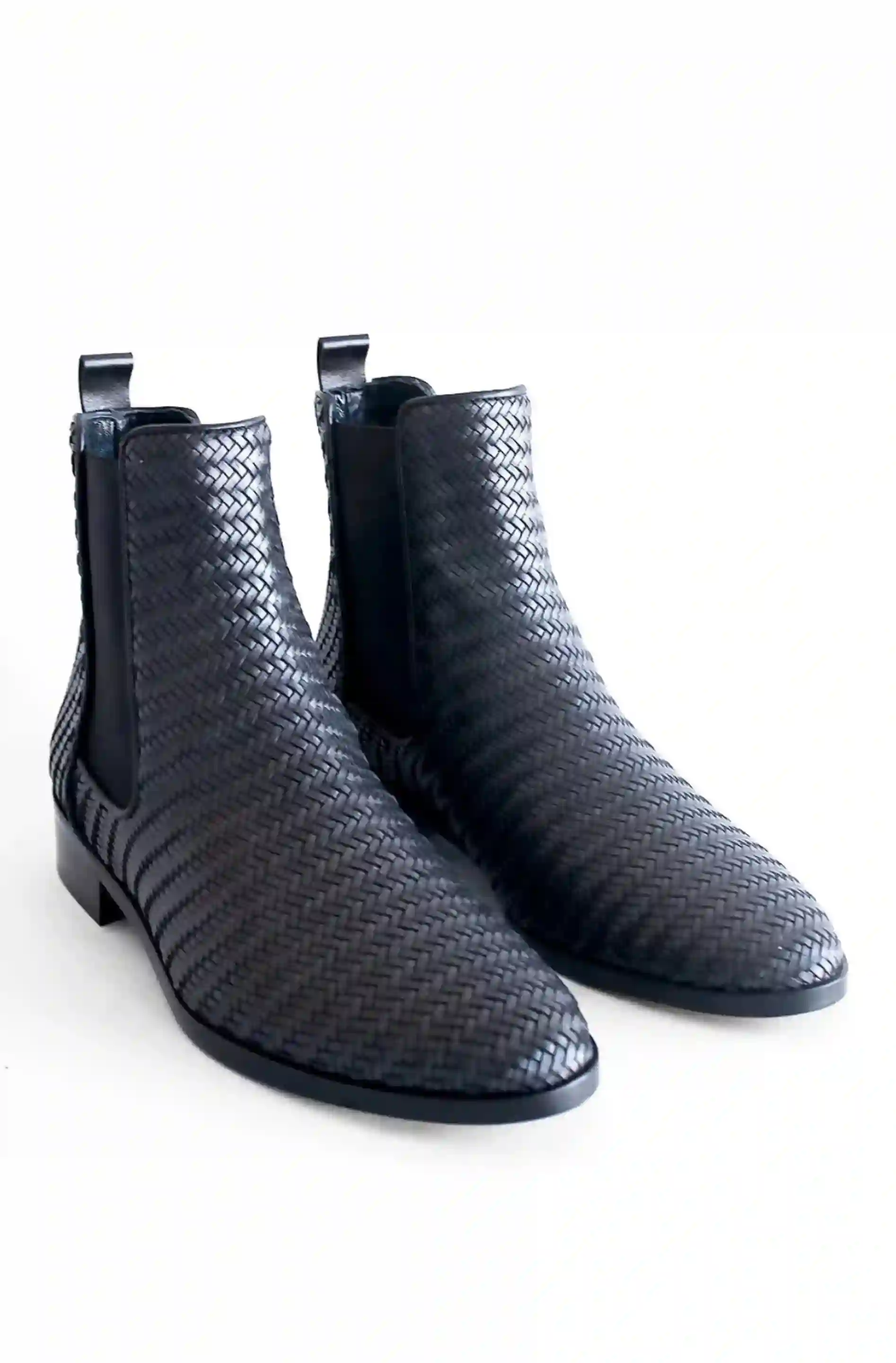 Botines Chelsea tejidos