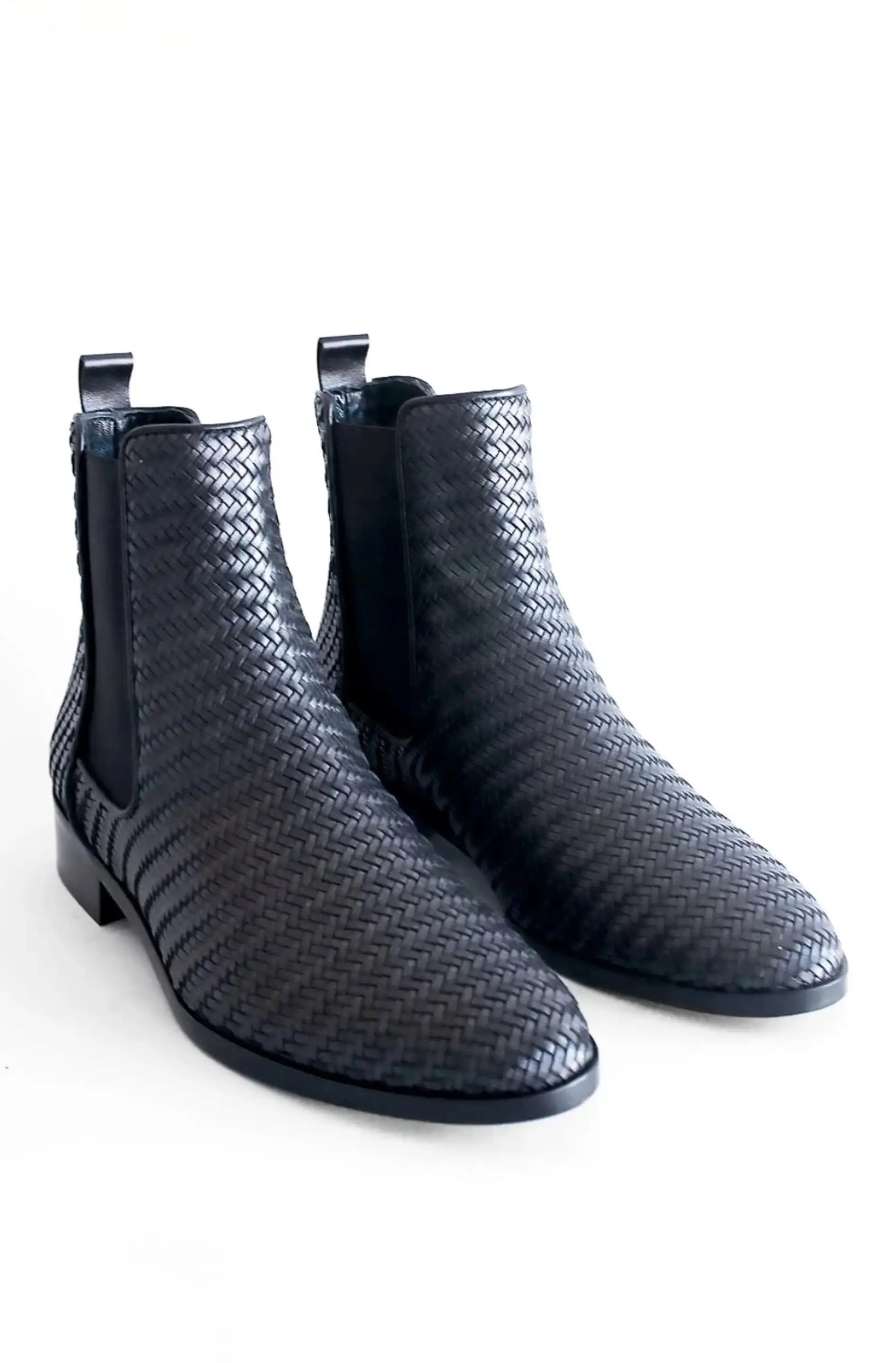 Botines Chelsea tejidos
