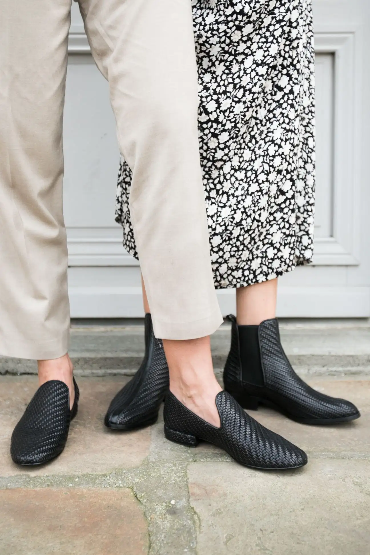 Mocasines de cuero tejido - Imagen 3