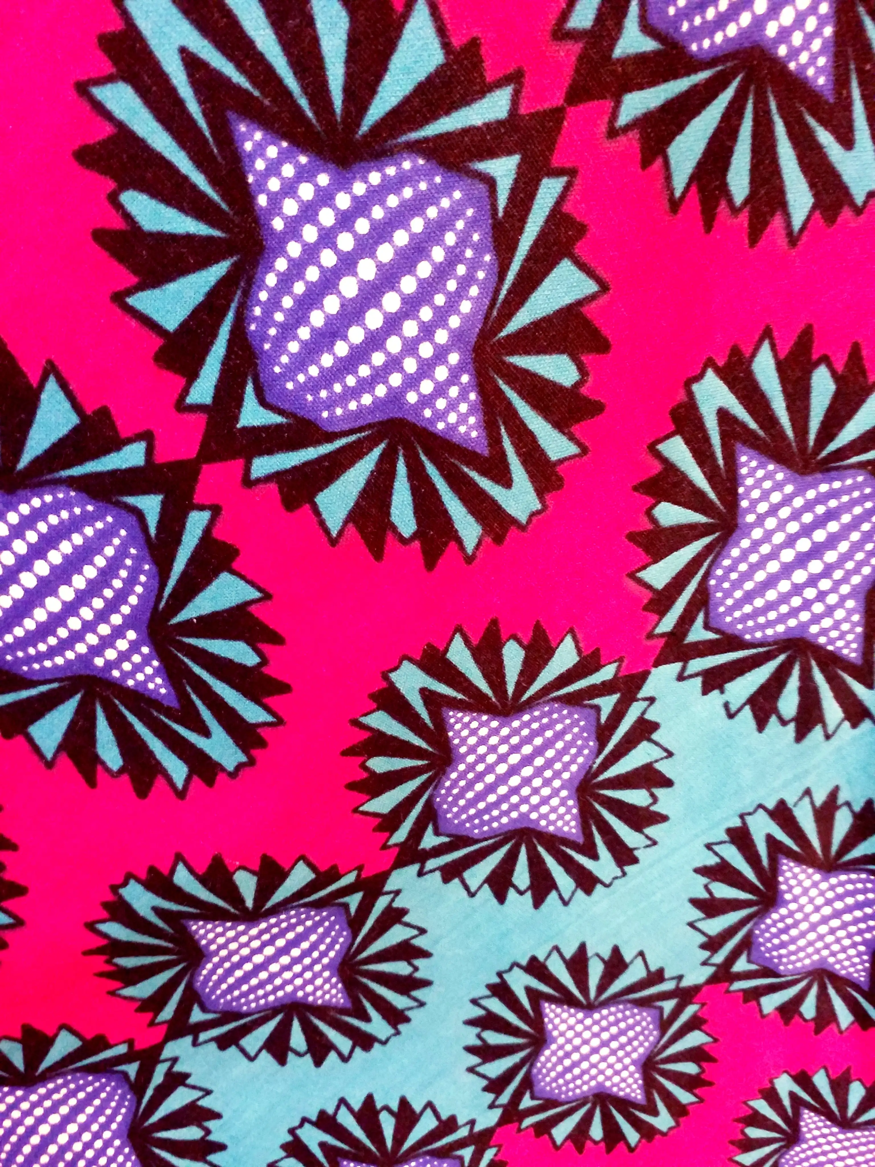 Falda cruzada con estampado africano - Imagen 4