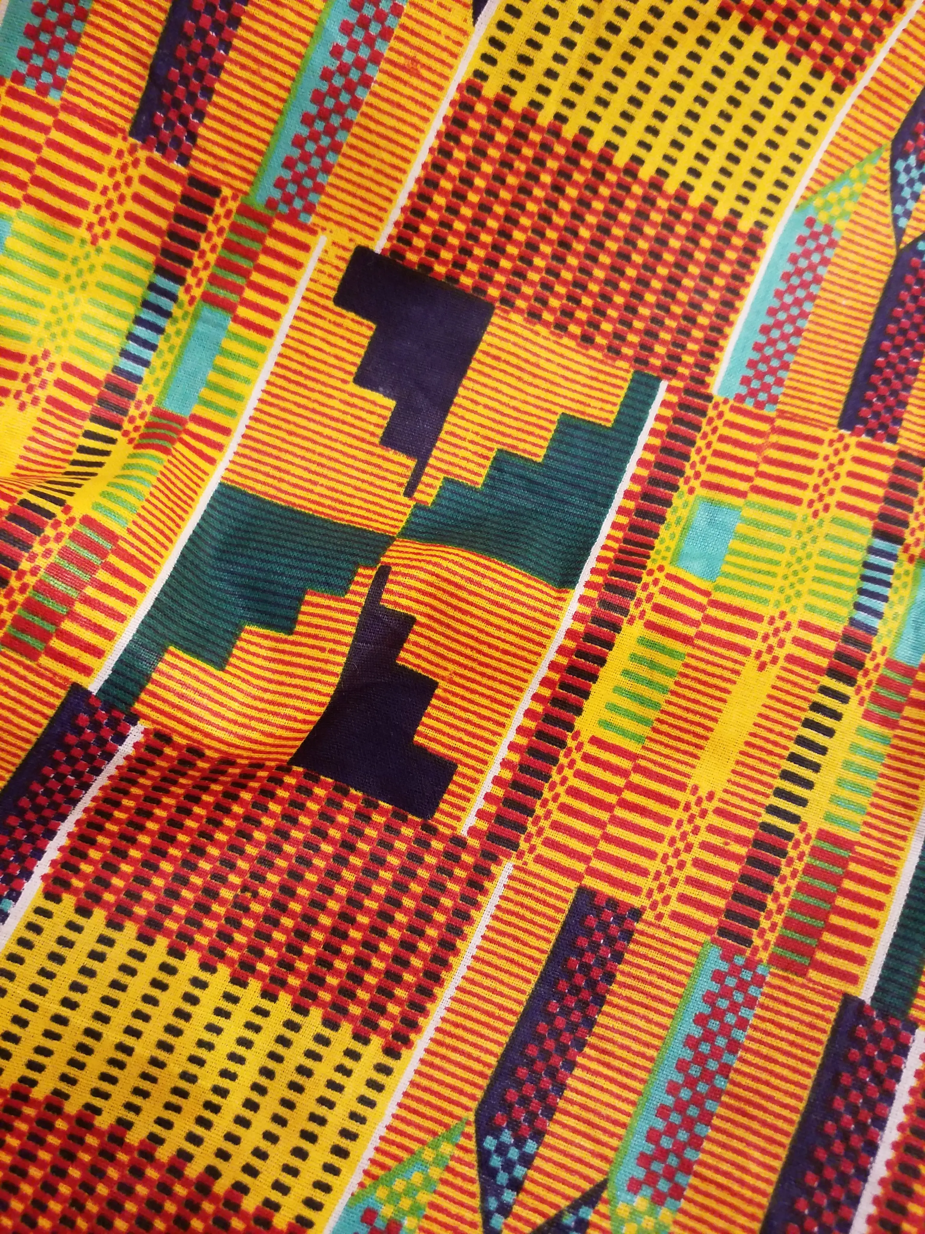 Falda cruzada con estampado africano - Imagen 6