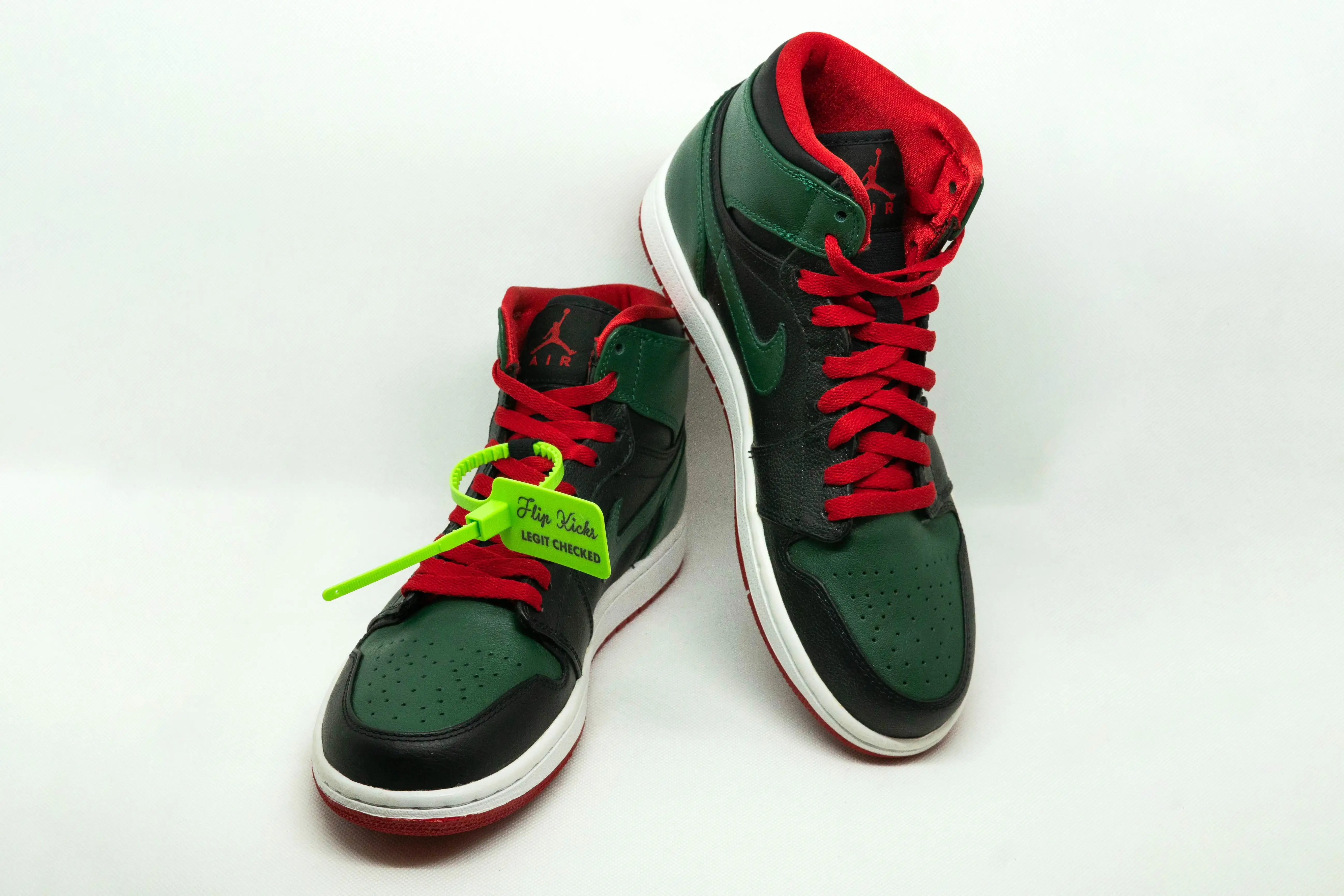 Jordan 1 Alto VERDE GUCCI - Imagen 2