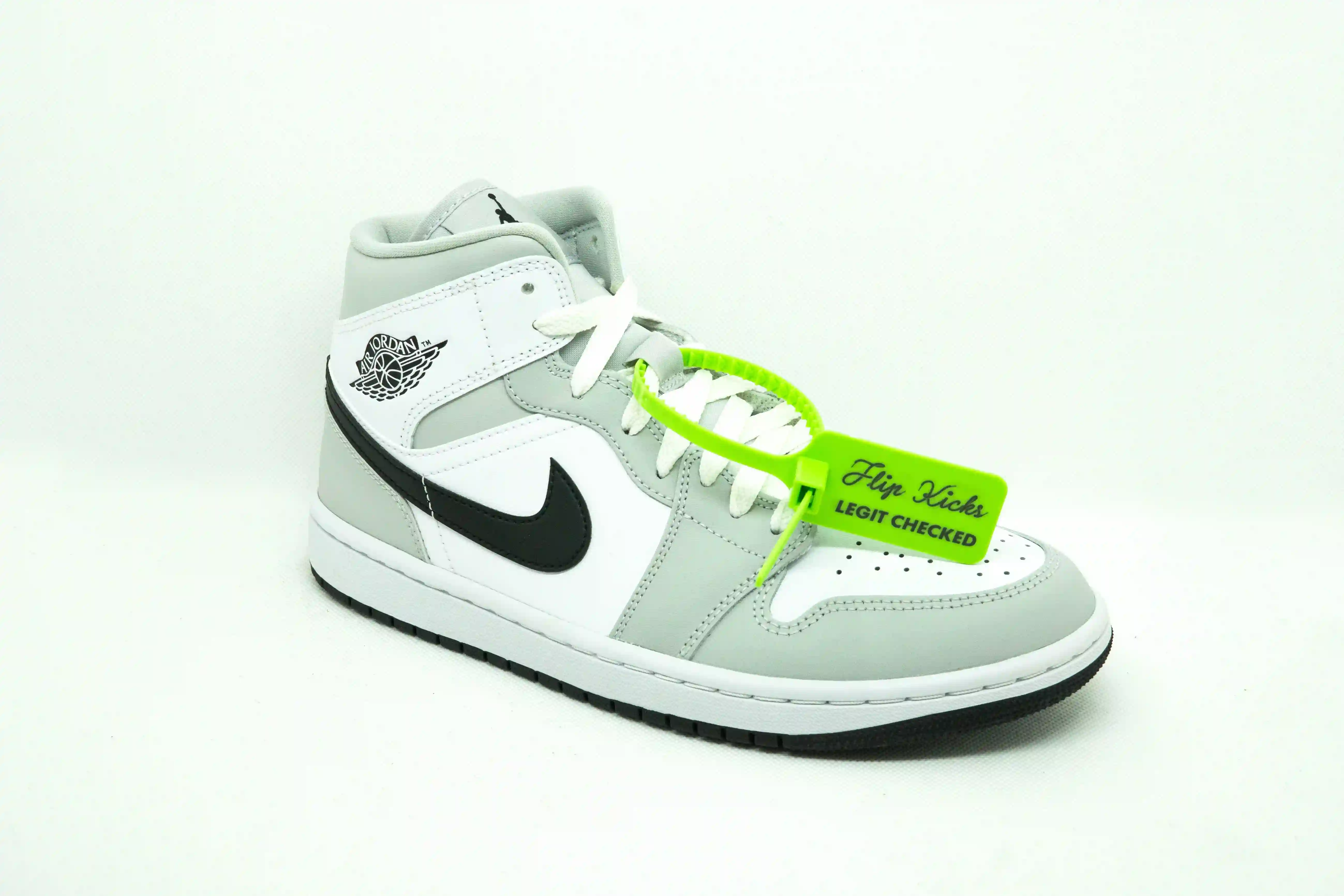 Jordan 1 Mid GRIS HUMO CLARO W