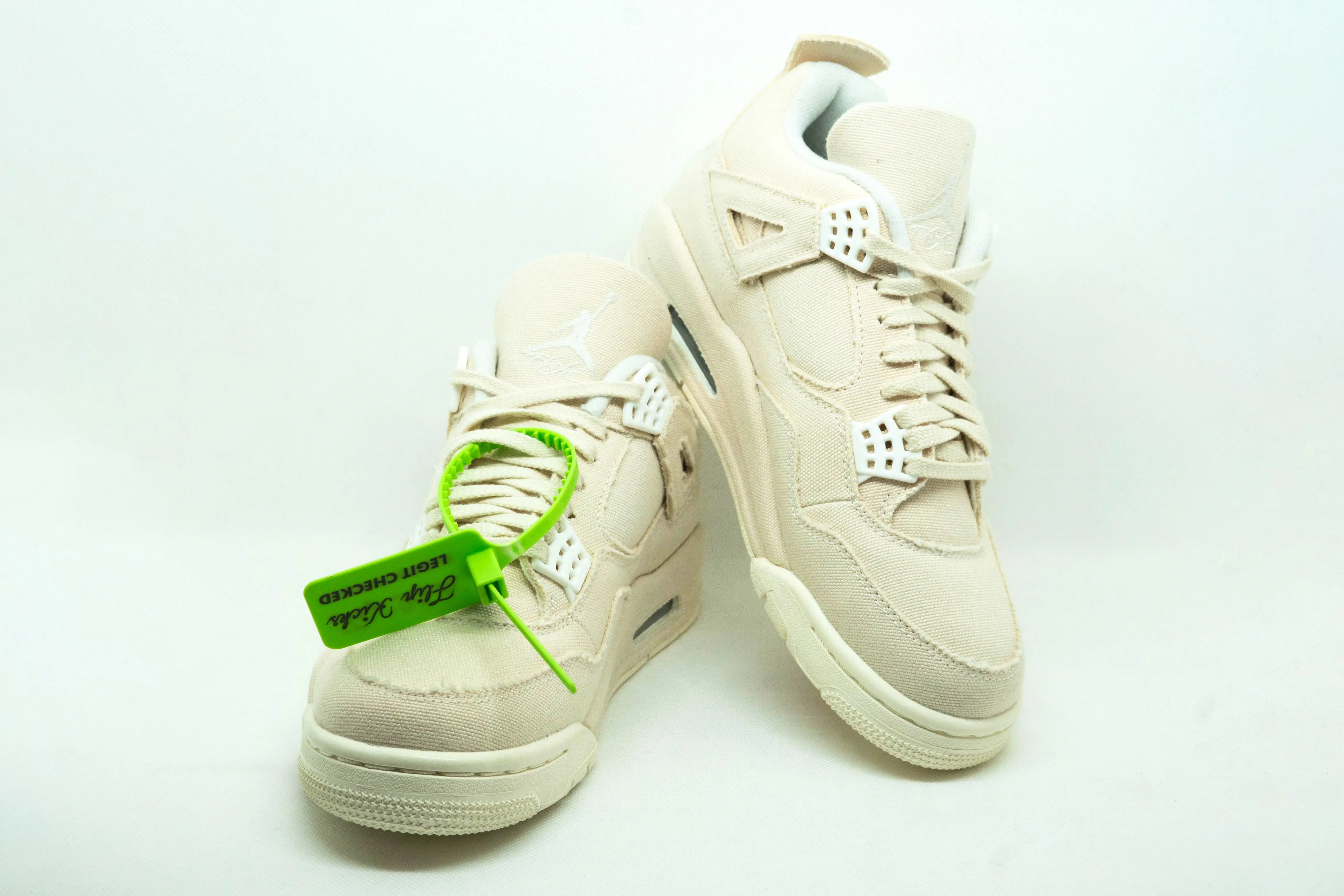 Jordan 4 BLANC CANVAS - Imagen 3