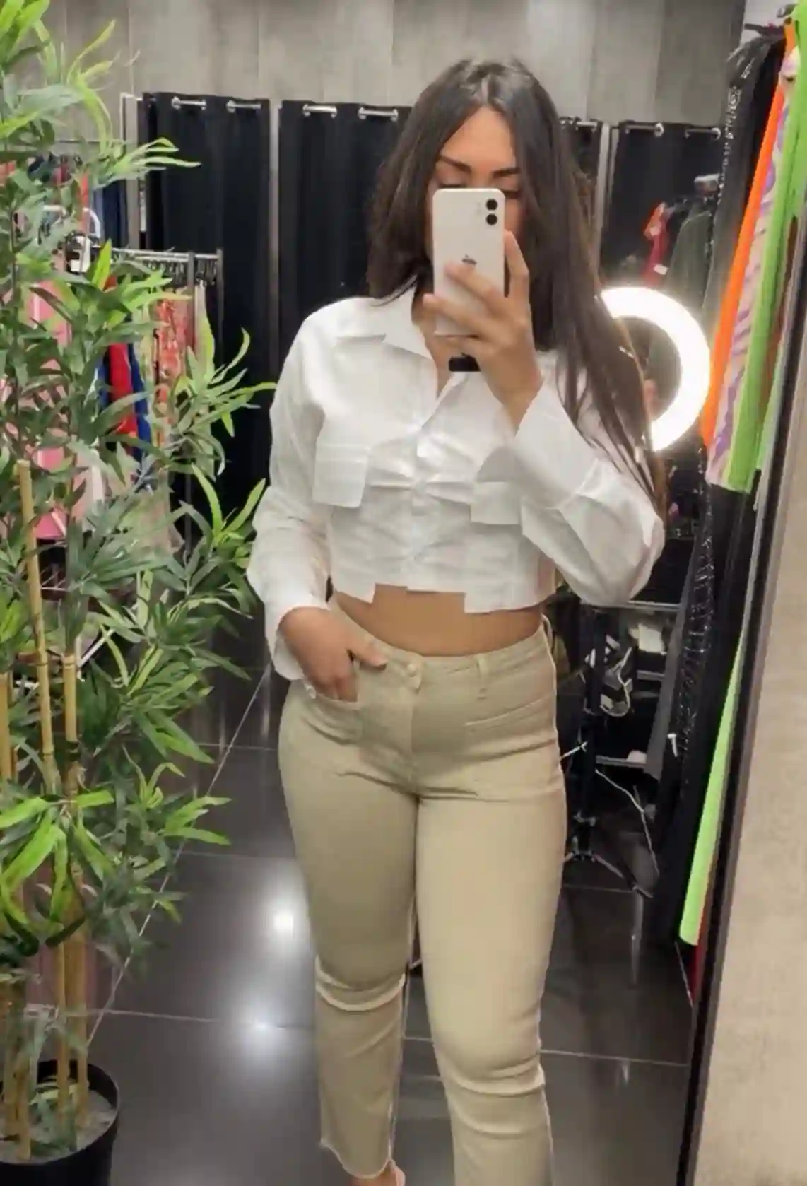 Camisa corta bolsillos
