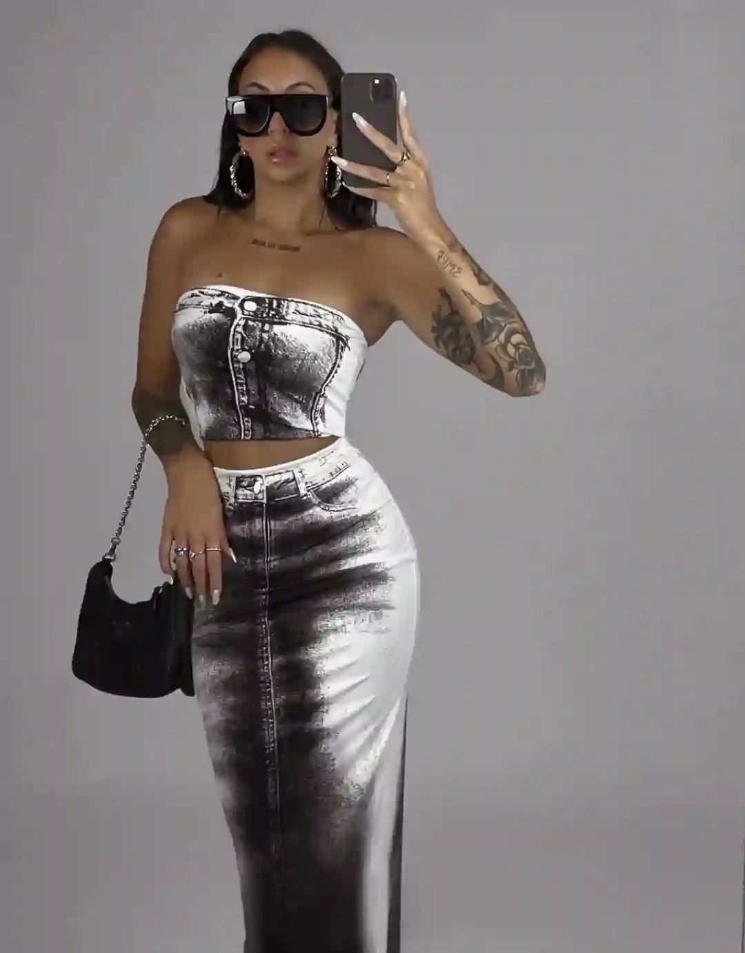 Conjunto estampado licra