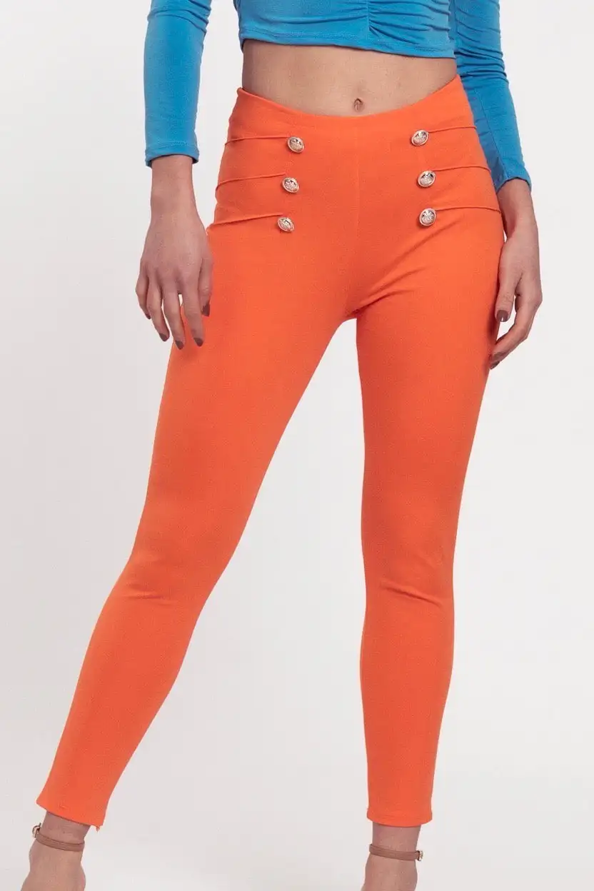 Pantalón licra botones
