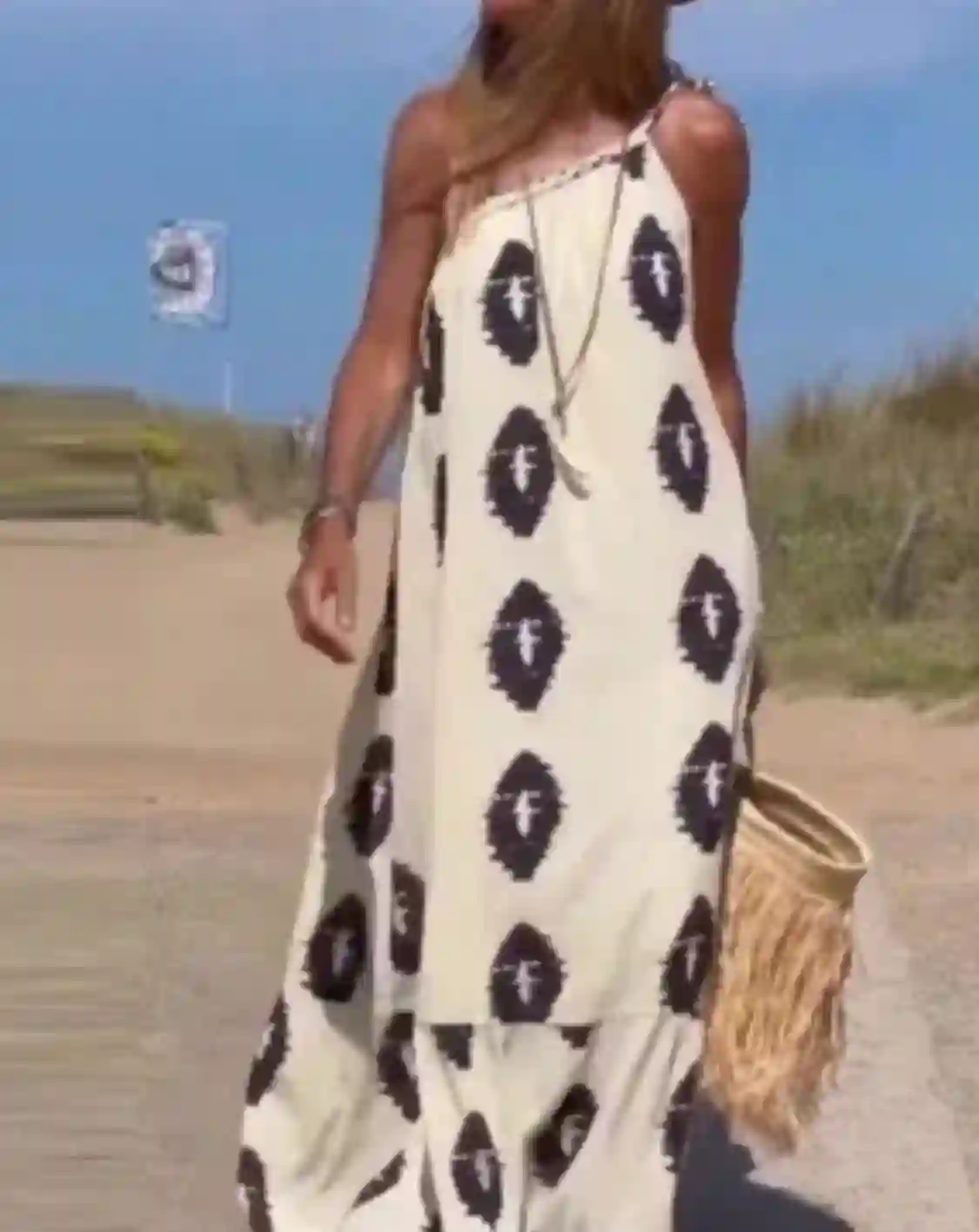 Vestido Estampado Torre