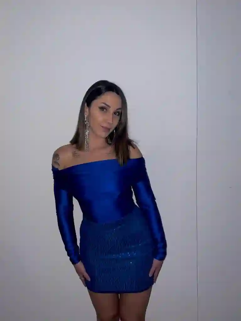 Vestido licra lentejuelas