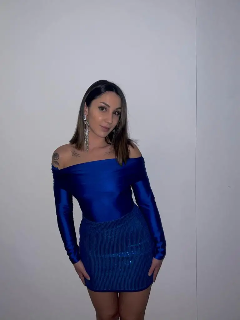 Vestido licra lentejuelas