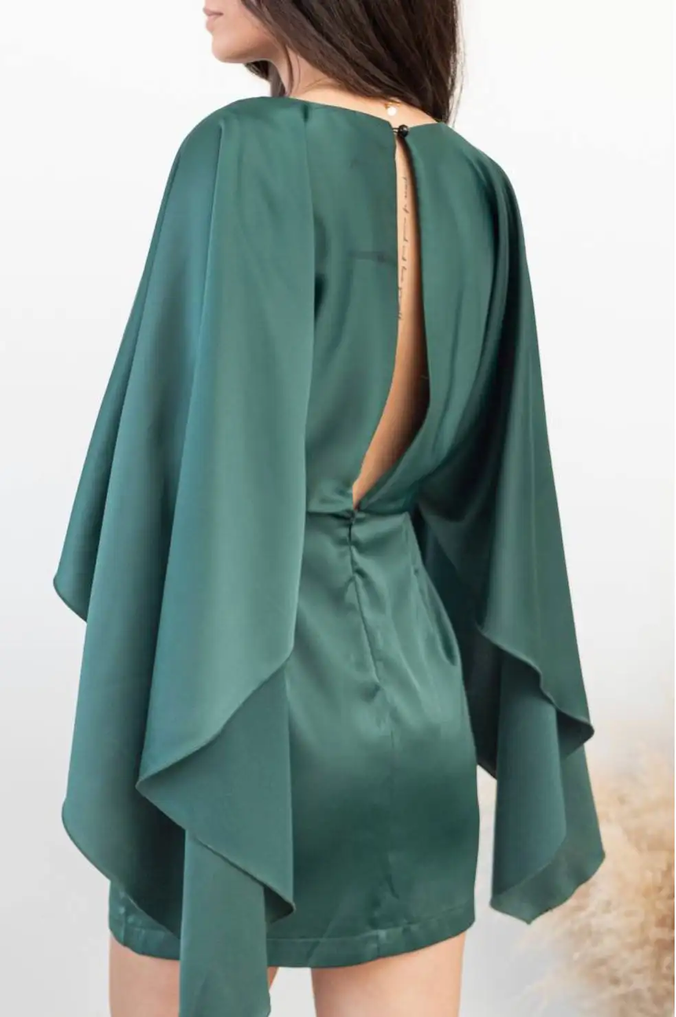 Vestido mangas abiertas - Imagen 3