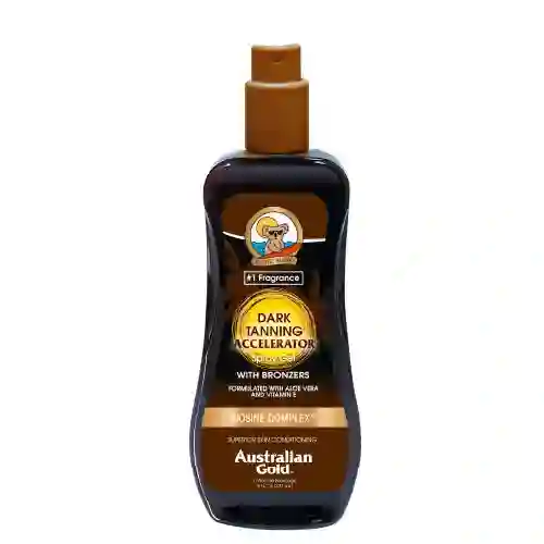 AUSTRALIAN GOLD SPRAY BRONZEADOR SPRAY ACELERADOR DEL BRONCEADO OSCURO CON BRONCEADOR INSTANTÁNEO 237ML