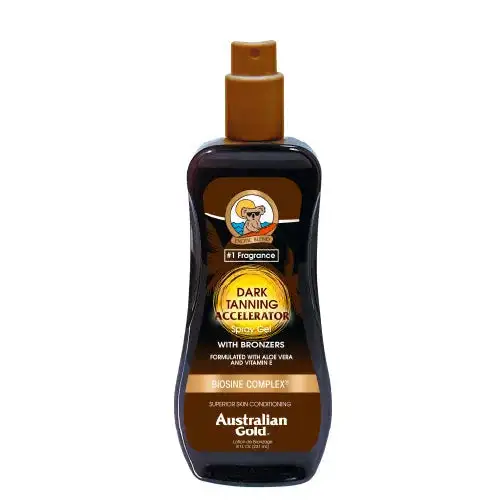 AUSTRALIAN GOLD SPRAY BRONZEADOR SPRAY ACELERADOR DEL BRONCEADO OSCURO CON BRONCEADOR INSTANTÁNEO 237ML