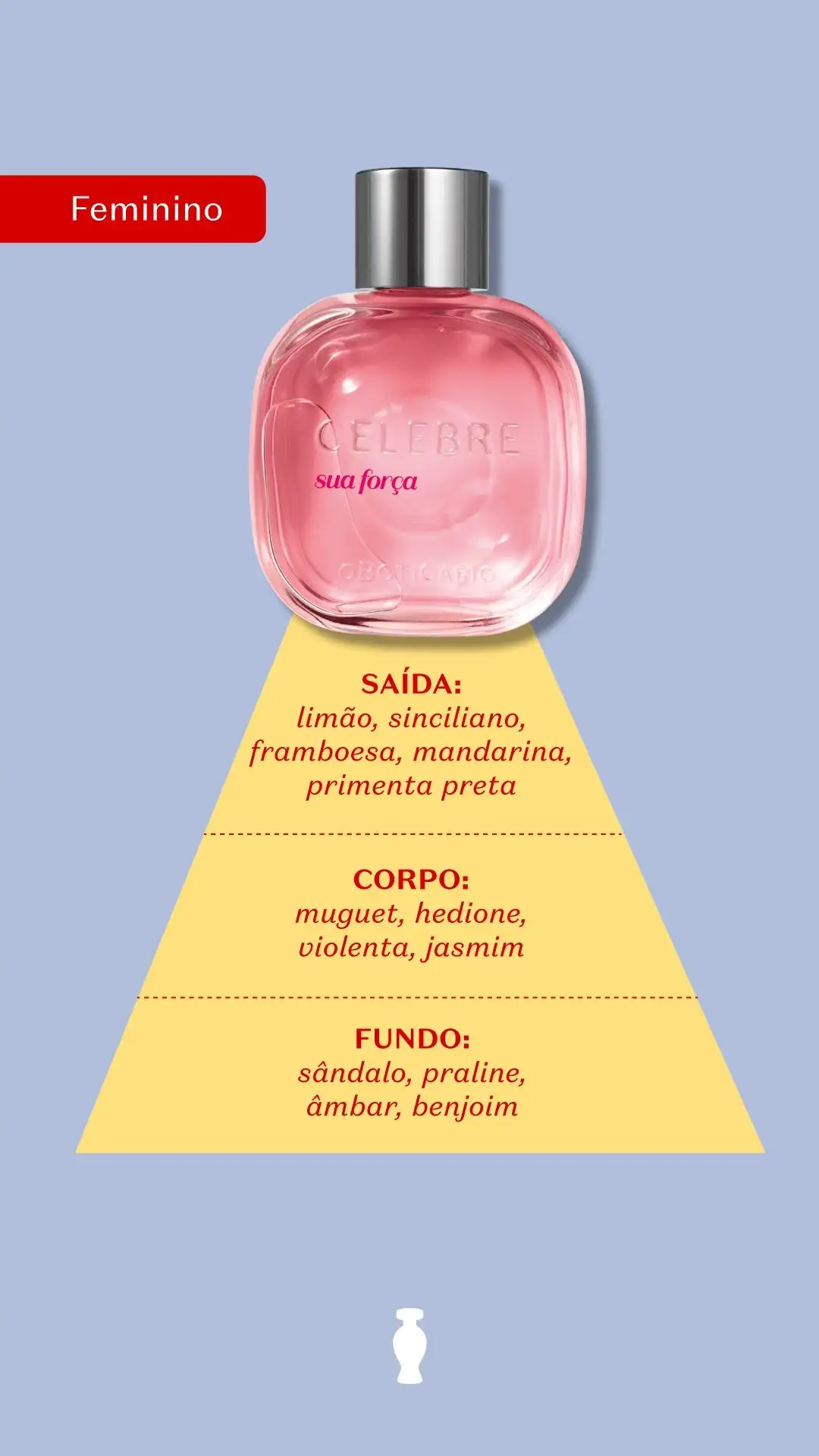 CELEBRE EAU DE TOILETTE FEMININO, 100ML - Imagen 2