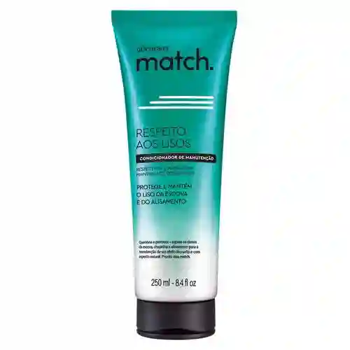MATCH RESPECT A ACONDICIONADOR DE MANTENIMIENTO LISO, 250ML
