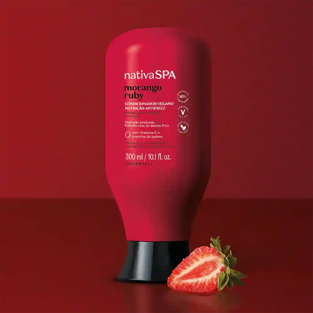 NATIVA SPA ACONDICIONADOR FRESA RUBÍ, 300ML