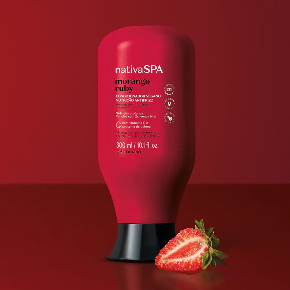 NATIVA SPA ACONDICIONADOR FRESA RUBÍ, 300ML