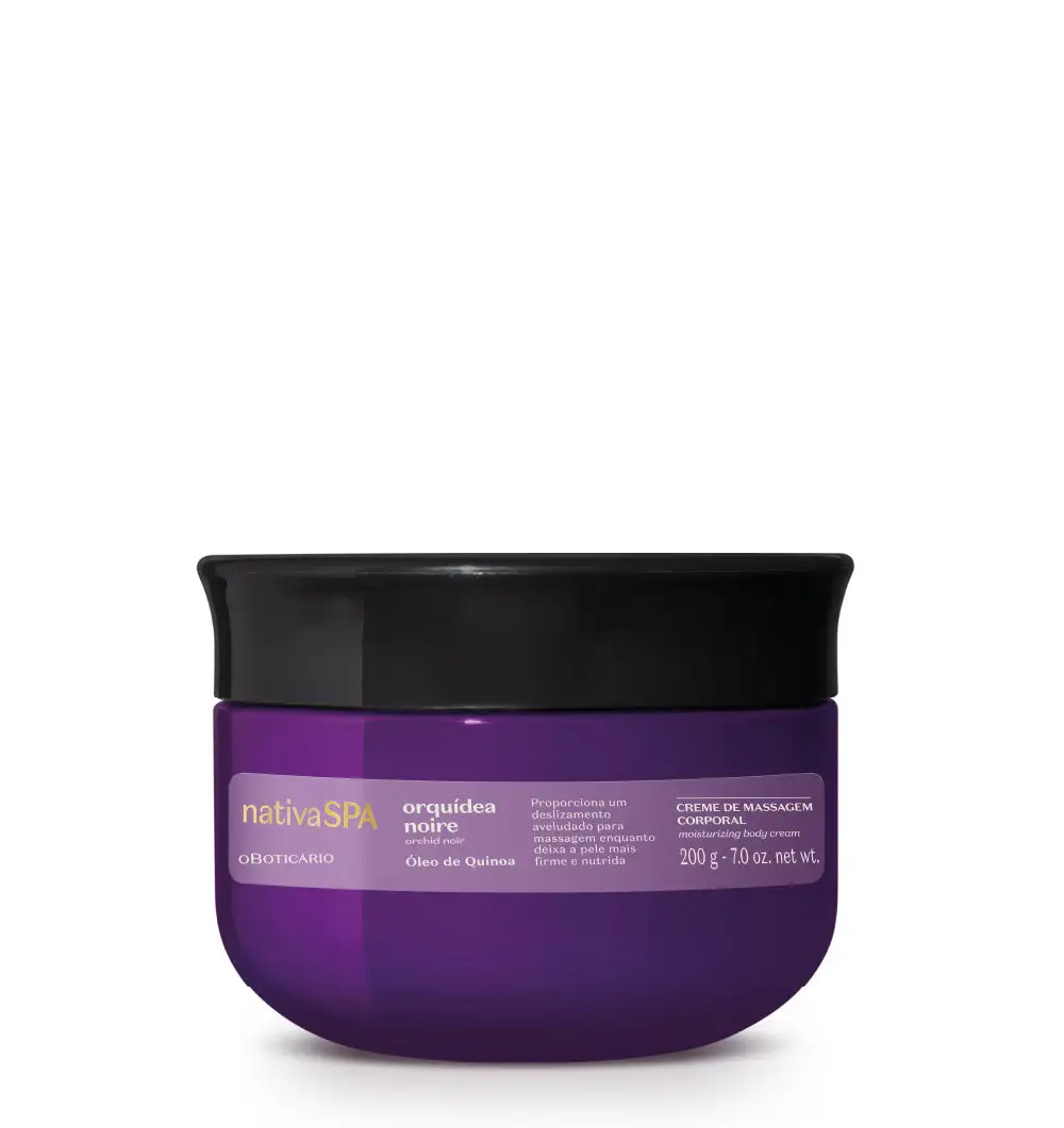 NATIVA SPA CREMA DE MASAJE ORQUIDEA NOIRE, 200G