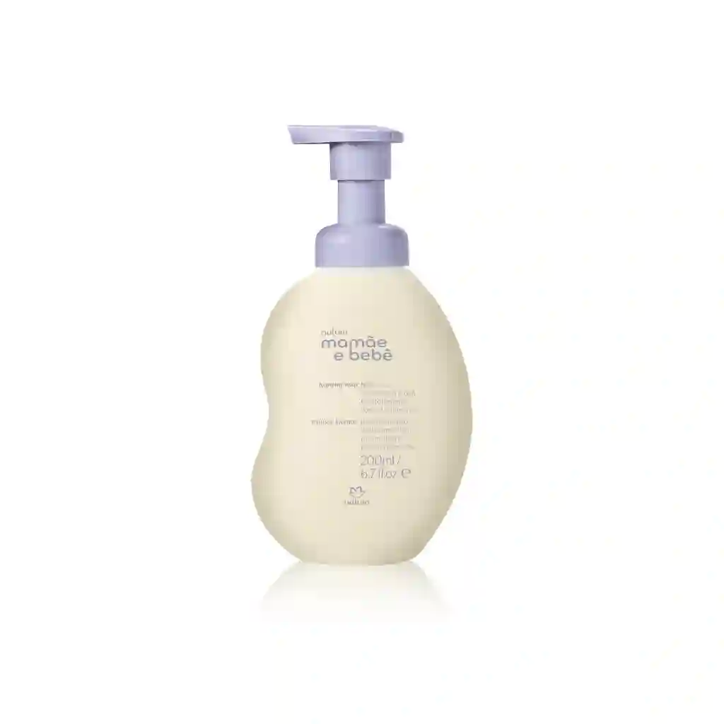 ESPUMA LIMPIADORA RELAJANTE PARA BEBÉ - MAMAE E BEBE - 200 ML