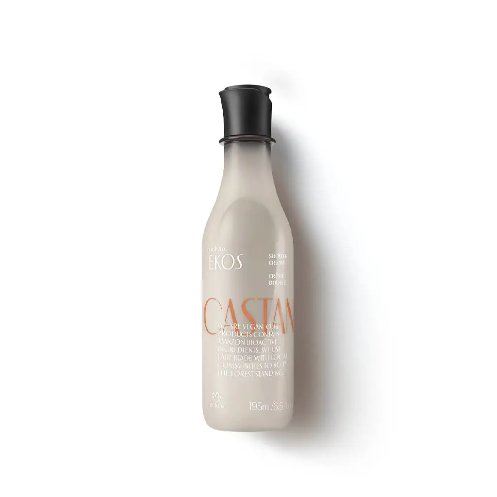 GEL DE DUCHA CREMOSO DE CASTAÑA - EKOS - 195 ML