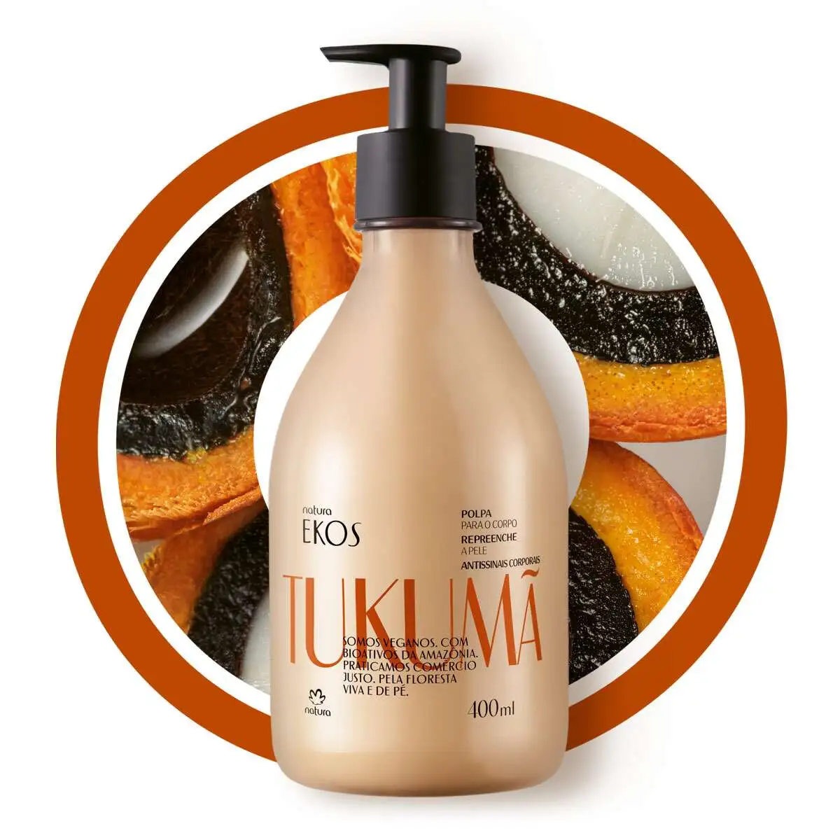 LECHE CORPORAL REGENERADORA TUKUMÃ - EKOS - 400ML