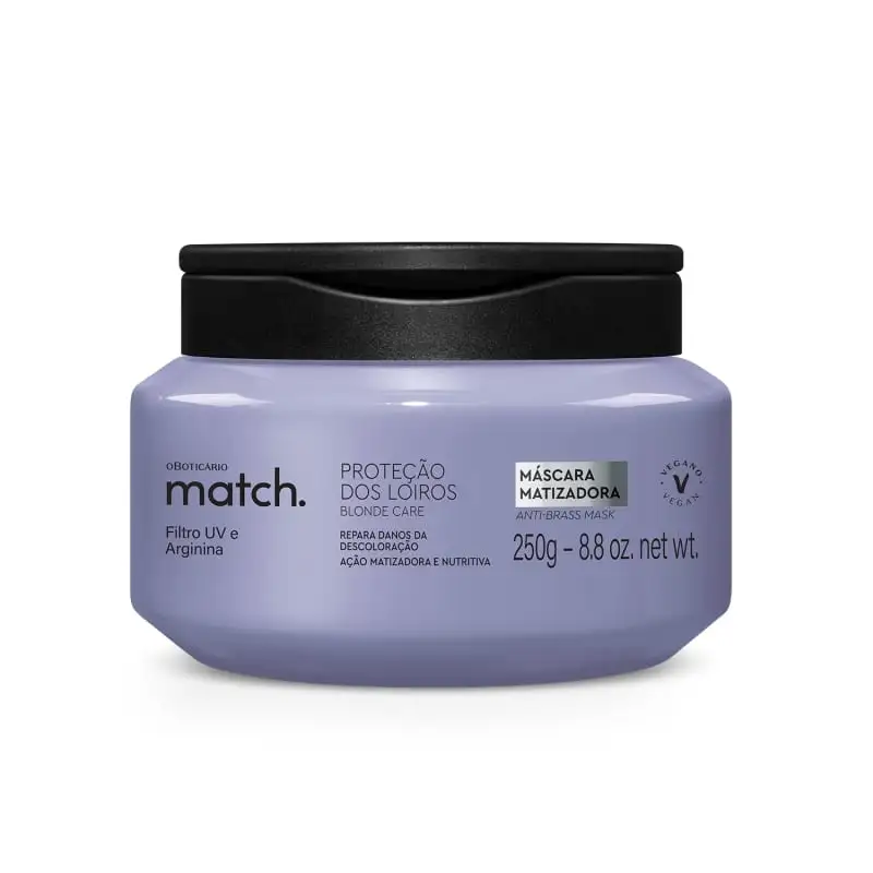 Mascarilla capilar teñida Match. Protección Rubia 250g