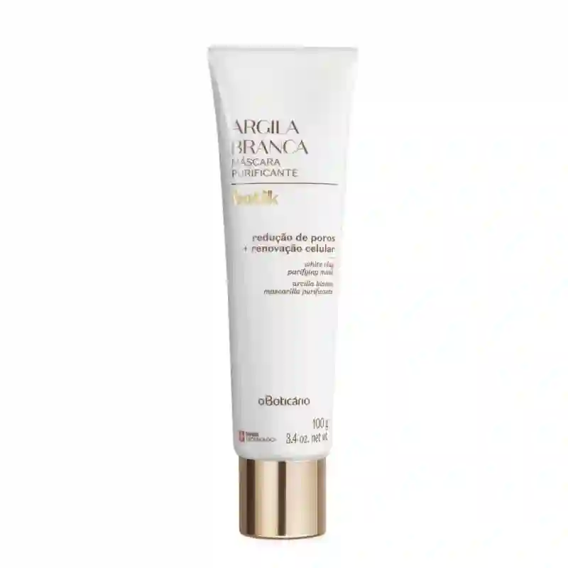 MASCARILLA FACIAL DE ARCILLA BLANCA PURIFICANTE BOTIK, 100G